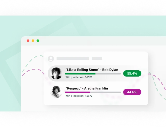 Polls feature in Live Blog for cultural events