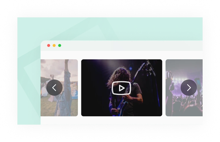 Image & video slideshows feature in Live Blog for cultural events