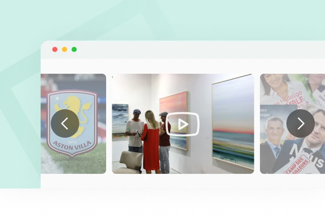 Image & video slideshows feature in Live Blog for live events